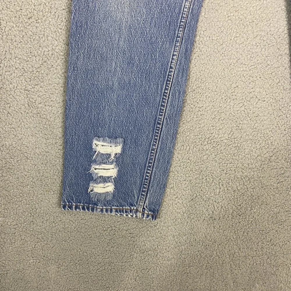 Vintage Levis 501 Jeans Mens 36x32 Blue Straight Leg Distressed Made in USA